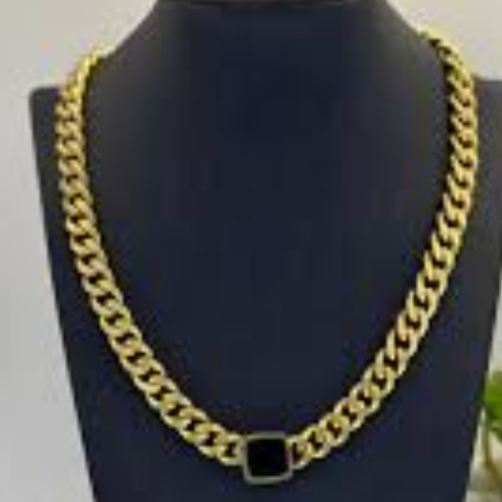 Chucky Gold Plated Chain Necklace